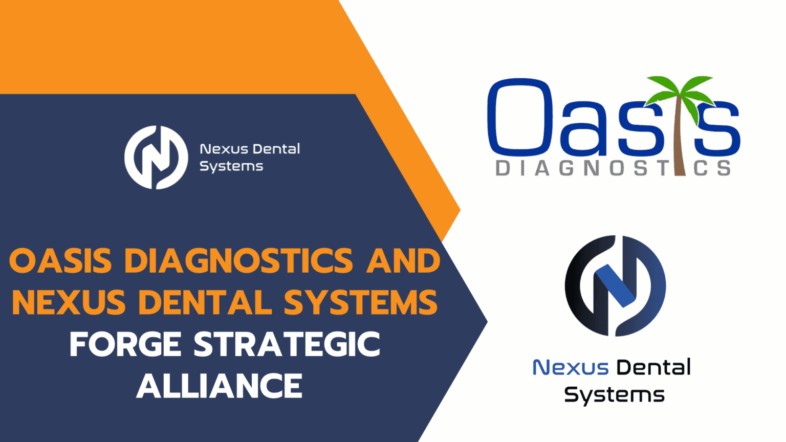 oasis diagnostics and nexus dental systems forge strategic alliance